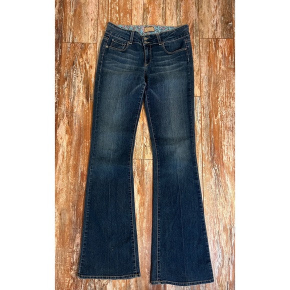 PAIGE Denim - Paige Hidden Hills Bootcut Jeans Women's 29 Dark Wash Mid Rise Stretch Denim